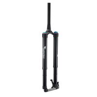 Перевернутая амортизационная вилка для велосипедов MTB WREN WSF110-150ATK с системой TwinAir и ​шпоночным соединением в стойках, под втулку 15x110 мм, ход 150 мм, расстояние от оси до короны 570 мм (настраивается на 560, 550, 540) - вид 1 миниатюра