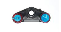 Перевернутая амортизационная вилка для велосипедов MTB WREN WSF110-150ATK с системой TwinAir и ​шпоночным соединением в стойках, под втулку 15x110 мм, ход 150 мм, расстояние от оси до короны 570 мм (настраивается на 560, 550, 540) - вид 1 миниатюра