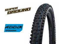 Велопокрышка Schwalbe NOBBY NIC Evolution Line 29 x 2.25, арт. 11654107, 67 EPI, 850 грамм, фолдинговая, компаунд ADDIX SpeedGrip, Super Ground, бескамерная технология TL Easy, цвет чёрный, ETRTO 57-622, давление макс. 3.70 Bar (max. 54psi) - вид 1 миниатюра