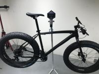 Фэтбайк Alaska NX 3.1 Премиум, размер рамы 20, чёрный матовый цвет, система 1-11, гидравлические дисковые тормоза, 90 мм бескамерные ободья Alexrims, Chaoyang SNOW STORM 26 x 4.9 - вид 8 миниатюра