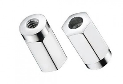 Ниппель алюминиевый (внутренний) Pillar nipple Hex 10 FG2.3, 0.3 грамма, Серый, арт. NAX41J001