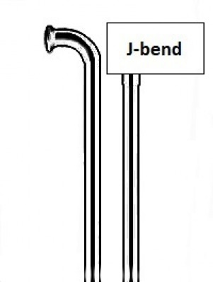 Спица Pillar PSR 14 x 250 mm J-bend, Black oxide, арт. SSDPR00001400052500 - вид 1 миниатюра
