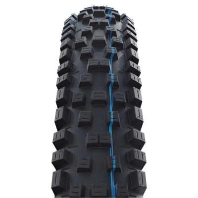 Велопокрышка Schwalbe NOBBY NIC Evolution Line 27.5 x 2.40, арт. 11654206.01, 67 EPI, 812 грамм, фолдинговая, компаунд ADDIX SpeedGrip, Super Ground, бескамерная технология TL Easy, цвет Bronze Sidewall, ETRTO 62-584, давление макс. 3.50 Bar (max. 50 psi) - вид 1 миниатюра