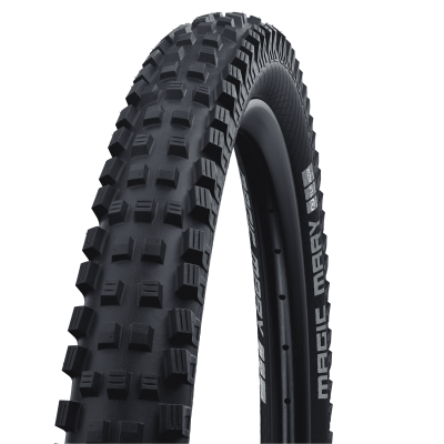 Велопокрышка Schwalbe MAGIC MARY Performance Line 27.5 x 2.40, арт. 11600907.02, 67 EPI, 1075 грамм, фолдинговая, компаунд ADDIX, Performance, бескамерная технология TL Ready, цвет чёрный, ETRTO 62-584, макс. давление 3.50 Bar (max. 50psi)