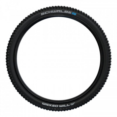 Велопокрышка Schwalbe Wicked Will Evolution Line 29 x 2.25, арт. 11654267, 67 EPI, 780 грамм, фолдинговая, компаунд ADDIX SpeedGrip, Super Ground, бескамерная технология TL Easy, цвет Black, ETRTO 57-622, давление max. 3.70 Bar (max. 54 psi) - вид 1 миниатюра