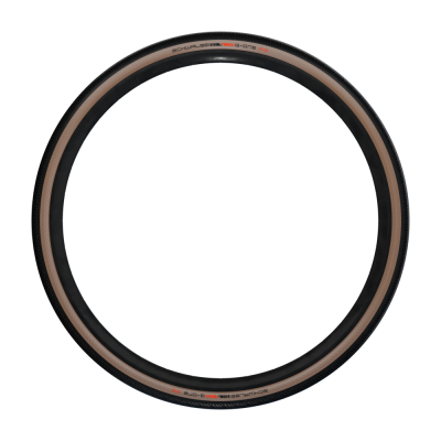 Велопокрышка Schwalbe G-ONE RS Evolution Line 28 x 1.50, арт. 11654390, 67 EPI, 445 грамм, фолдинговая, компаунд ADDIX Race, Super Race, V-Guard, бескамерная технология TL Easy, цвет Transparent Sidewall, ETRTO 40-622, давление 4.50 Bar (65 psi) - вид 2 миниатюра