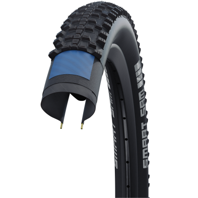 Велопокрышка Schwalbe SMART SAM Performance Line 28 x 1.75, арт. 11159251, 67 EPI, 650 грамм, проволочный корд, компаунд ADDIX, Performance, камерная, цвет Black-Reflex, ETRTO 47-622, давление 3.00 - 5.00 Bar (45 - 70psi) - вид 5 миниатюра