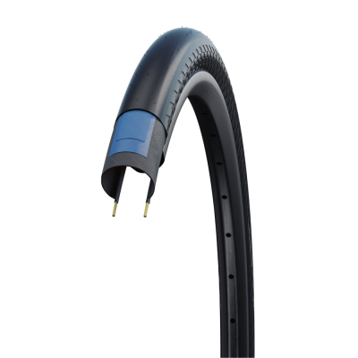 Велопокрышка Schwalbe KOJAK Performance Line 28 x 1.35 , арт. 11600020.02, 67 EPI, 330 грамм, фолдинговая, компаунд ADDIX, RaceGuard, камерная, цвет чёрный, ETRTO 35-622, давление 4.00 - 6.50 Bar (55 - 95psi) - вид 1 миниатюра