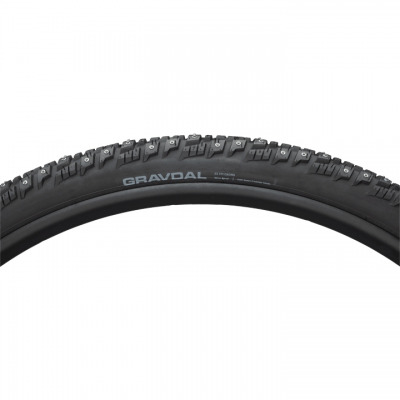 Зимняя шипованная велопокрышка 45NRTH Gravdal 27.5 x 1.50 (650b x 38), 240 шипов, 60 TPI, Tubeless Ready Folding, чёрный цвет, арт. NRT555171 - вид 1 миниатюра