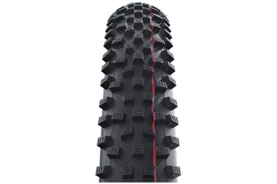 Велопокрышка Schwalbe ROCKET RON Evolution Line 27.5 x 2.25, арт. 11654362, 67 EPI, 605 грамм, фолдинговая, компаунд ADDIX Speed, Super Race, бескамерная технология TL Easy, цвет Black, ETRTO 57-584, давление 1.80 - 3.70 Bar (26 - 54psi) - вид 1 миниатюра