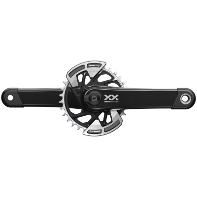 Группсэт SRAM XX Eagle Transmission Groupset - AXS, T-Type, D1 с измерителем мощности, линия цепи 55мм, 12 скоростная, 10-52 зуба, передняя звезда 32 зуба, шатуны 175мм, чёрный - вид 2 миниатюра