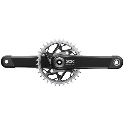 Группсэт SRAM XX SL (Супер лёгкий) Eagle Transmission Groupset - AXS, T-Type, D1, линия цепи 55мм, 12 скоростная, 10-52 зуба, передняя звезда 34 зуба, шатуны 175mm, чёрный - вид 2 миниатюра