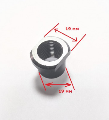 Гайка оси для вилки ICAN SNK-150, диаметр резьбы 15 мм, шаг 1,5 мм. - вид 1 миниатюра