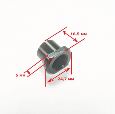 Гайка оси для вилки ICAN SNK-150, диаметр резьбы 15 мм, шаг 1,5 мм. - вид 1 миниатюра