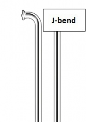 Спица Pillar P12 x 70 mm J-bend, Black oxide, арт. SSDPM00001200050700 - вид 1 миниатюра