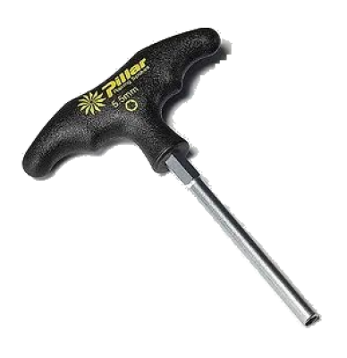 Ключ спицовочный для ниппелей 13G, 14G, 15G TG-Hexa (шестигранник 5.5 мм)  Pillar Hand Tool PHT 7555, арт. Q030501213