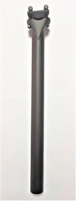 Карбоновый подседельный штырь ALEXBIKES, диаметр 31.6 мм, длина 400 мм, вес 240±10g, цвет UD matte finish Чёрный матовый, смещение (offset) 0 mm, без декалей