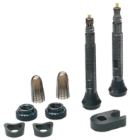 Алюминиевые ниппели Schwalbe UTLV Tubeless Ventil для бескамерной установки (к-т из 2-х штук), 40 мм, чёрный цвет, артикул 3460, Presta, в комплекте с ключиком для выкручивания сердечника Алюминиевые ниппели Schwalbe UTLV Tubeless Ventil для бескамерной установки (к-т из 2-х штук), 40 мм, чёрный цвет, артикул 3460, Presta, в комплекте с ключиком для выкручивания сердечника