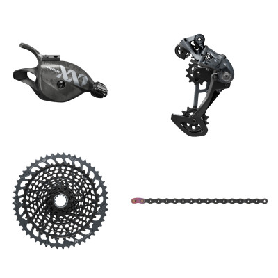 Группсэт SRAM XX1 Eagle Kit 1x12-speed, Trigger Shifter, кассета XG-1295 10-52 t ,цвет чёрный - вид 1 миниатюра