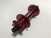 Втулка Bitex FB-MTR12-197 для фэтбайка с барабаном SRAM XD, задняя, под сквозную ось 12 мм, ширина 197 мм, дисковый тормоз на 6 болтов, 32 спицы, 4 промподшипника (6902*3+6802*1), красный цвет, 340 грамма - вид 1 миниатюра