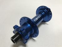 Втулка Bitex FB-MTR12-197 для фэтбайка с барабаном SRAM XD, задняя, под сквозную ось 12 мм, ширина 197 мм, дисковый тормоз на 6 болтов, 32 спицы, 4 промподшипника (6902*3+6802*1), синий цвет, 340 грамм - вид 1 миниатюра