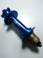 Втулка Bitex FB-MTR-M10-190 для фэтбайка с барабаном SRAM XD, задняя, под эксцентриковый зажим M10, ширина 190 мм, дисковый тормоз на 6 болтов, 32 спицы, 4 промподшипника (6902*3+6802*1), синий цвет, 340 грамм