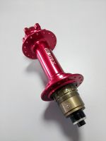 Втулка Bitex FB-MTR-M10-190 для фэтбайка с барабаном SRAM XD, задняя, под эксцентриковый зажим M10, ширина 190 мм, дисковый тормоз на 6 болтов, 32 спицы, 4 промподшипника (6902*3+6802*1), красный цвет, 340 грамм