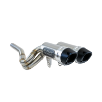 Глушитель двойной RJWC KROSSFLOW 1199 для квадроцикла CAN-AM Renegade G2 XMR 570/ XMR 1000 2016-2020 с отверстием под лямбда зонд - вид 1 миниатюра