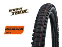 Велопокрышка Schwalbe BIG BETTY Evolution Line 27.5 x 2.40, арт. 11654151, 50 EPI, 1140 грамм, фолдинговая, компаунд ADDIX Soft, Super Trail, бескамерная технология TL Easy, цвет Black, ETRTO 62-584, макс. давление max. 3.50 Bar (max. 50psi) - вид 1 миниатюра