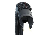 Велопокрышка Schwalbe NOBBY NIC Evolution Line 29 x 2.35, арт. 11654145, 50 EPI, 1045 грамм, фолдинговая, компаунд ADDIX Soft, Super Trail, бескамерная технология TL Easy, цвет чёрный, ETRTO 60-622, давление макс. 3.50 Bar (max. 50psi), 2021 - вид 8 миниатюра