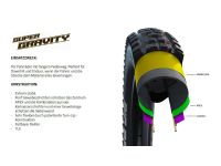 Велопокрышка Schwalbe BIG BETTY Evolution Line 27.5 x 2.60, арт. 11654156, 67 EPI, 1320 грамм, фолдинговая, компаунд ADDIX Soft, Super Gravity, бескамерная технология TL Easy, цвет Black, ETRTO 65-584, макс. давление 3.00 Bar (max. 45psi) - вид 7 миниатюра