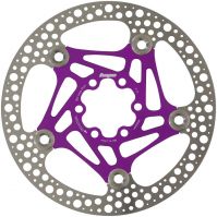 Тормозной диск плавающий HOPE FLOATING DISC, 160MM, 6 болтов, Фиолетовый, HBSP3611606FPU - вид 1 миниатюра