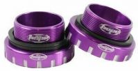 Каретка под интегрированный вал HOPE Bottom Bracket Stainless, ширина  68/73/83/100/120 мм, для вала 30 мм, Фиолетовая, BBSS30PU - вид 1 миниатюра